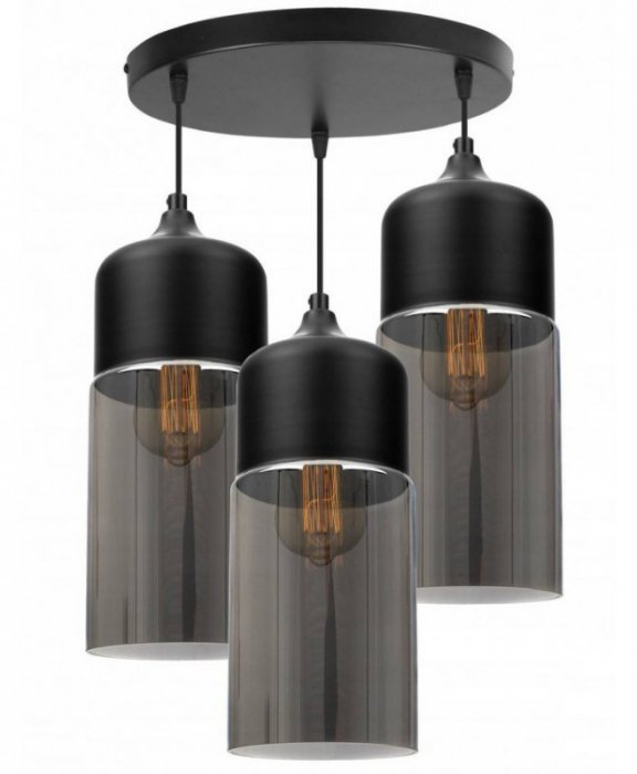 Lampa wisząca ze szklanymi kloszami - OSLO 2232/3/OW LIGHT HOME