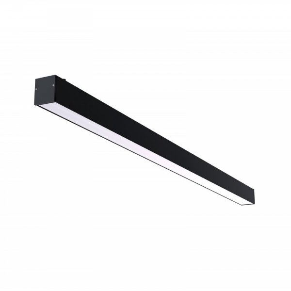 LAMPA SUFITOWA BELKA LISTWA CZARNA NOWODVORSKI CL OFFICE LED PRO 150 3000K 10213 MONTAŻ BEZPOŚREDNI LUB ZWIESZANA NA LINKACH