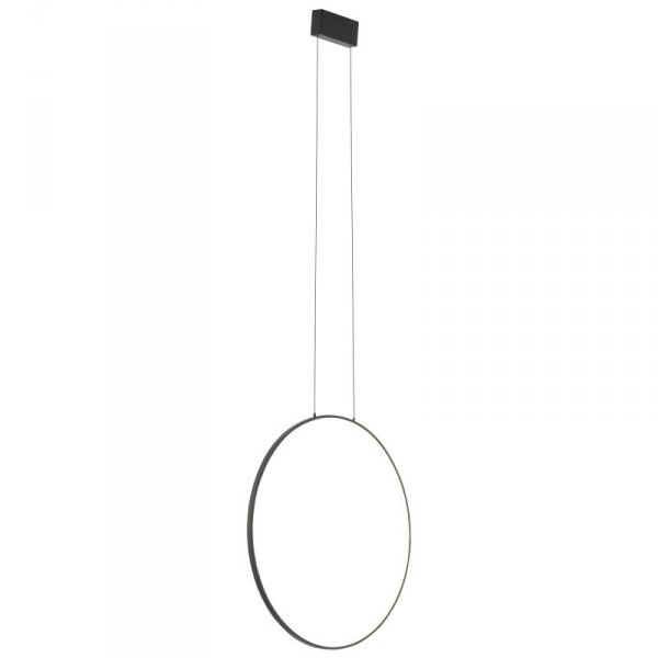 NOWODVORSKI 10811 CIRCOLO LED M LAMPA WISZĄCA RING CZARNY KOŁO OBRĘCZ