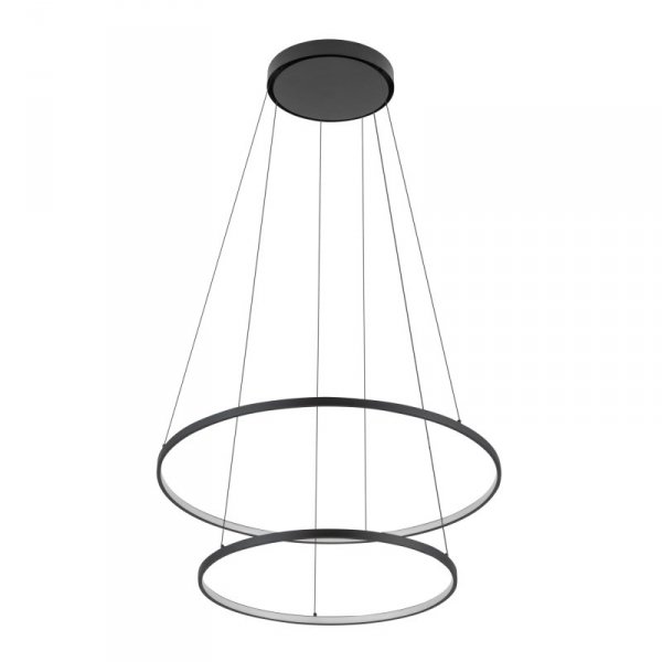 NOWODVORSKI CIRCOLO LED 10864 LAMPA WISZĄCA KOŁO RING OBRĘCZ CZARNY