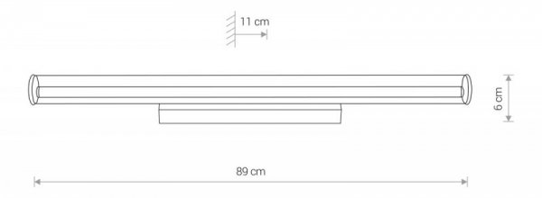 NOWODVORSKI 8172 ION LED L KINKIET NAD LUSTRO CHROM 