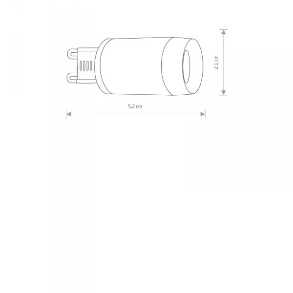 NOWODVORSKI 9173 ŻARÓWKA LED G9 3W 3000K CIEPŁA