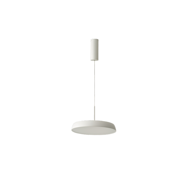 AZZARDO AZ5809 CLARA PENDANT 15 WH LAMPA WISZĄCA BIAŁA PŁASKA LED DO KUCHNI DO JADALNI NAD STÓŁ