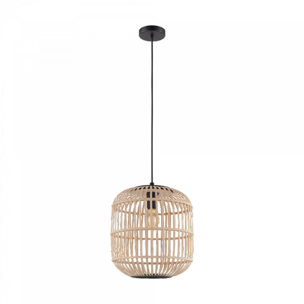  EGLO BORDESLEY 43216 LAMPA WISZĄCA DREWNIANA EKO