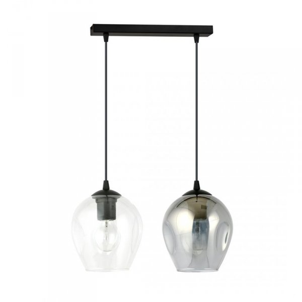 LAMPA WISZĄCA CZARNA NAD STÓŁ DO KUCHNI JADALNI SALONU EMIBIG ISTAR 2 BL MIX
