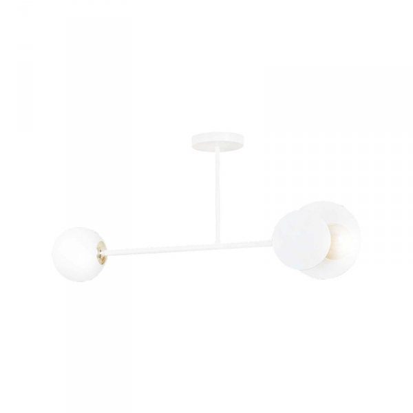 LAMPA NOWOCZESNA DEKORACYJNA EMIBIG MINERVA 2 WHITE