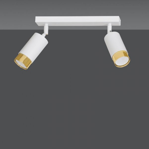 KIINKIET SPOT REGULOWANY REFLEKTOR EMIBIG HIRO 2 WH/GOLD