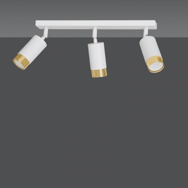KIINKIET SPOT REGULOWANY REFLEKTOR EMIBIG HIRO 3 WH/GOLD