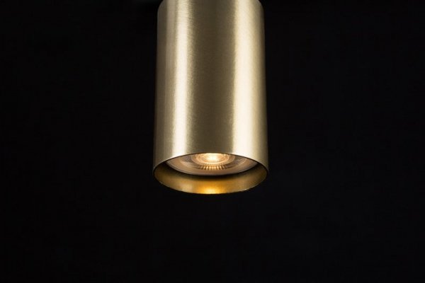 LAMPA WISZĄCA SUFITOWA NOWOCZESNA ZŁOTY REFLEKTOR EMIBIG VERNO 3 WHITE