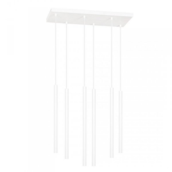 LAMPA WISZĄCA TUBA NAD STÓŁ BAR WYSPĘ DO KUCHNI JADALNI EMIBIG SELTER 6 WHITE