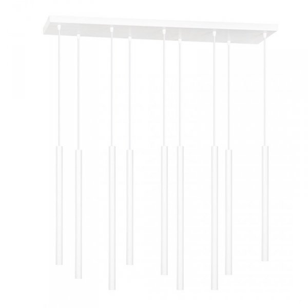LAMPA WISZĄCA TUBA NAD STÓŁ BAR WYSPĘ DO KUCHNI JADALNI EMIBIG SELTER 9 WHITE