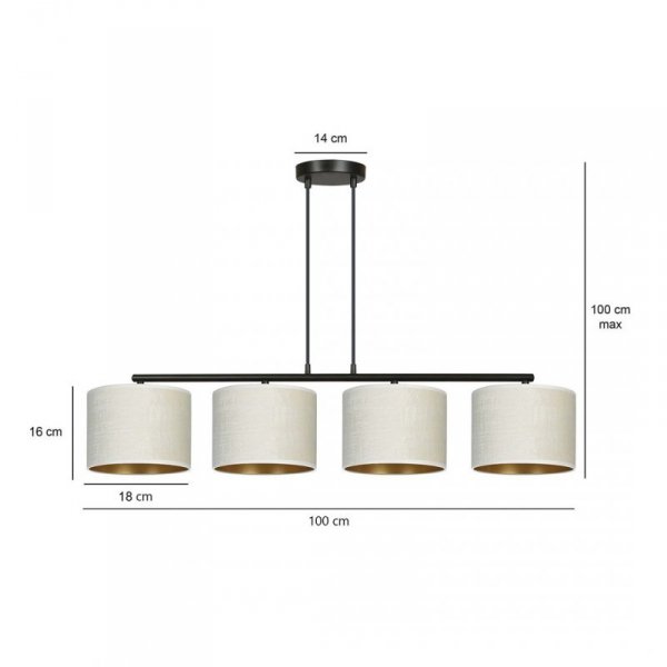 EMIBIG HILDE 4 BL WHITE