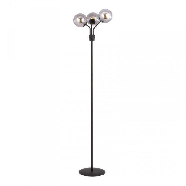 LAMPA PODŁOGOWA KULE SZKLANE CZARNA EMIBIG NOVA LP3  BLACK/GRAFIT