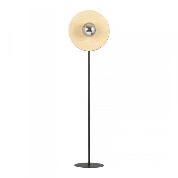 LAMPA PODŁOGOWA NOWOCZESNA KULA SZKLANA EMIBIG SOHO LP1 GRAFIT oprawa oświetleniowa