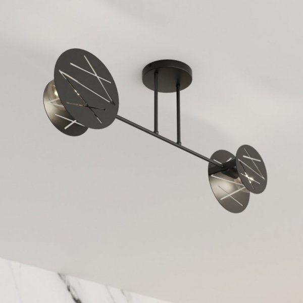 LAMPA WISZĄCA NOWOCZESNA EMIBIG FRICK 2 BL oprawa oświetleniowa