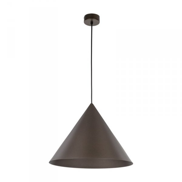 TK LIGHTING LAMPA CONO BROWN LAMPA WISZACA 1 XL