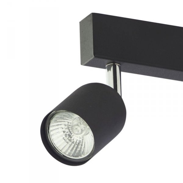 TK LIGHTING TOP BLACK/CHROME LAMPA SUFITOWA 6 PŁ