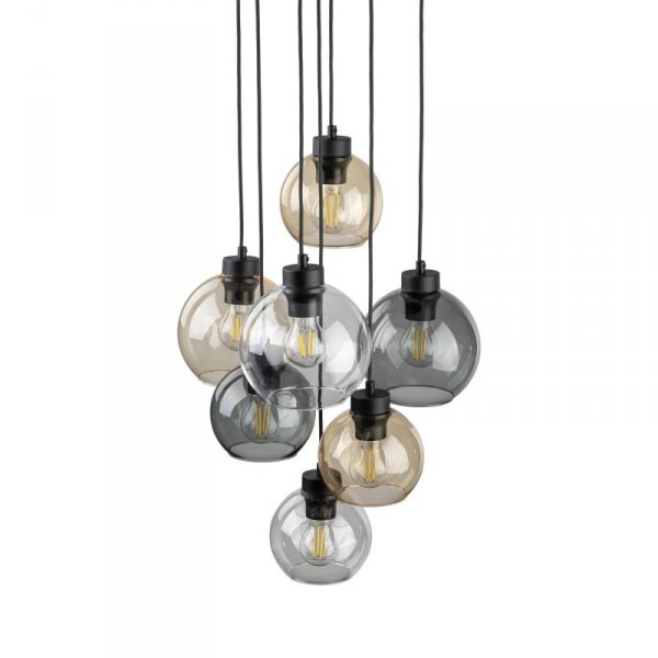 TK LIGHTING LAMPA CUBUS MIX LAMPA WISZACA 7 KOŁO