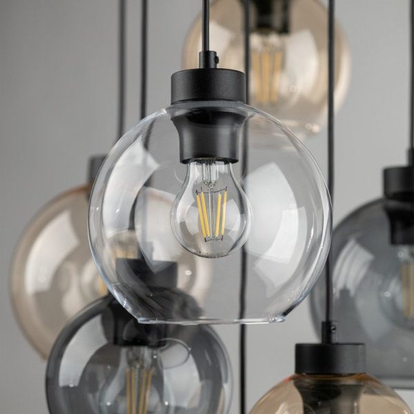 TK LIGHTING LAMPA CUBUS MIX LAMPA WISZACA 7 KOŁO