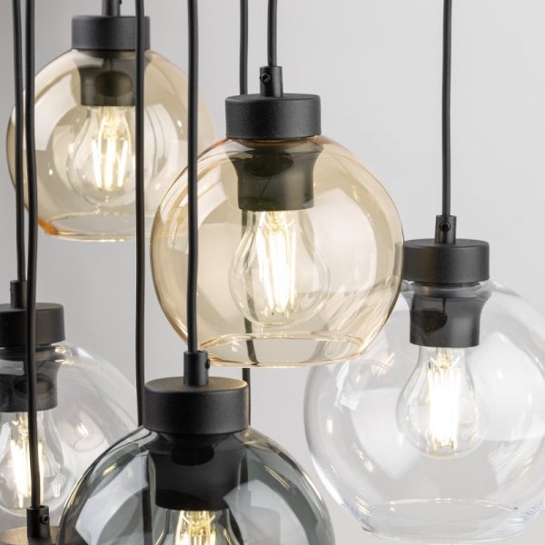 TK LIGHTING LAMPA CUBUS MIX LAMPA WISZACA 9 KOŁO
