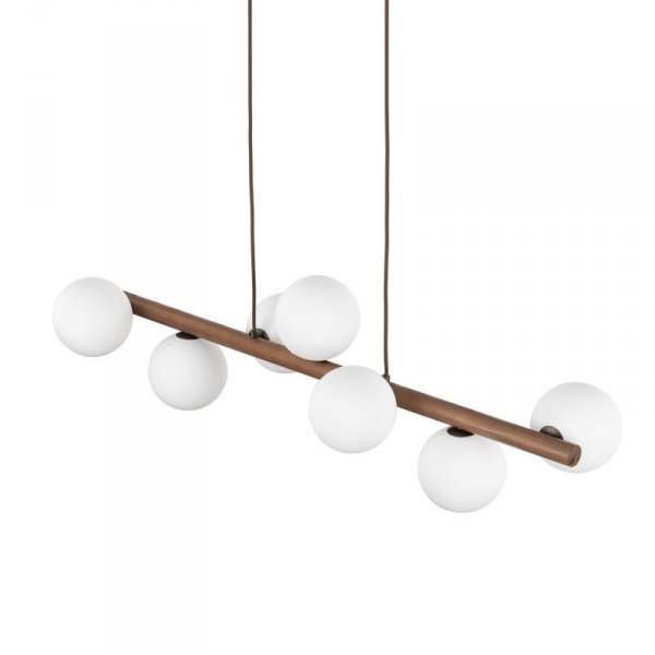TK LIGHTING LAMPA ESTERA WOOD ORZECH LAMPA WISZACA 7