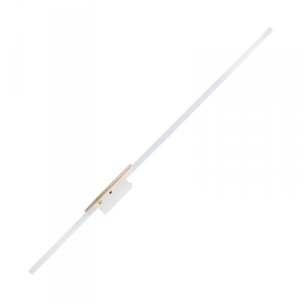 TK LIGHTING JAVA II WHITE WOOD 1440 KINKIET BIAŁY Z DREWNEM LED NOWOCZESNY