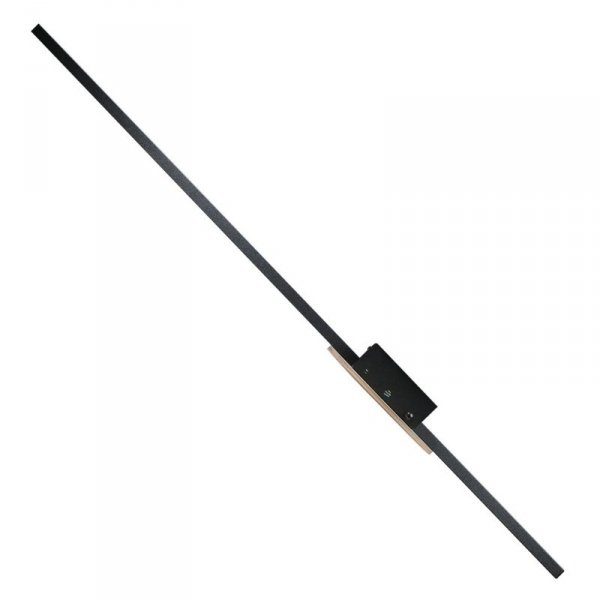 TK LIGHTING JAVA II BLACK WOOD 1441 KINKIET NOWOCZESNY CZARNY Z DREWNEM LED