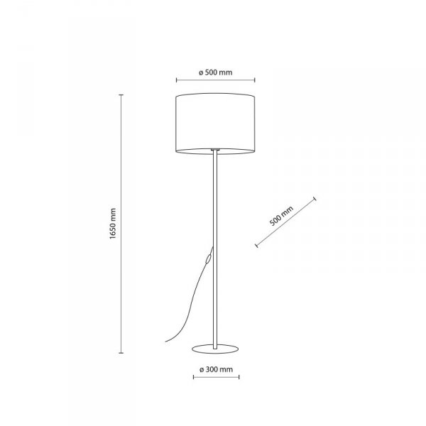 TK LIGHTING LAMPA EARTH LAMPA PODŁOGOWA 1