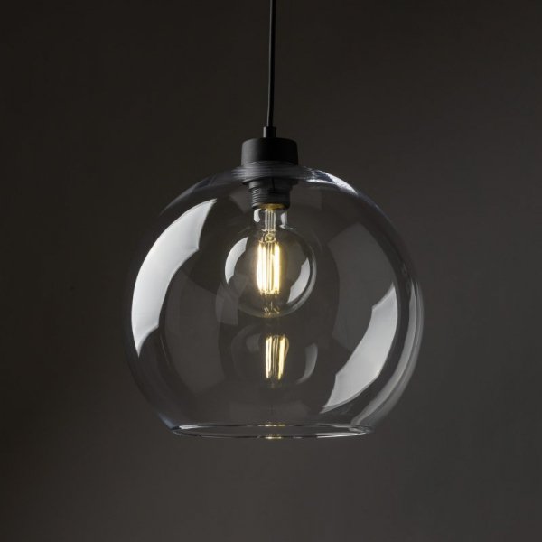 TK LIGHTING CUBUS LAMPA WISZĄCA 1 PŁ TRANSPARENT