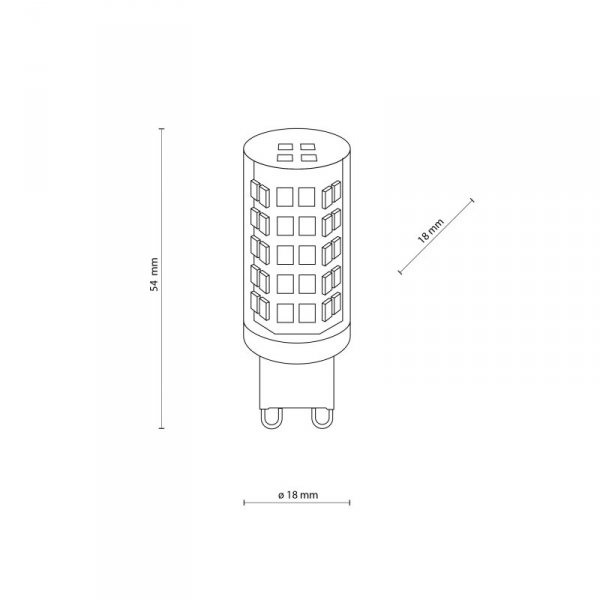 ŻARÓWKA G9 LED 3000 K