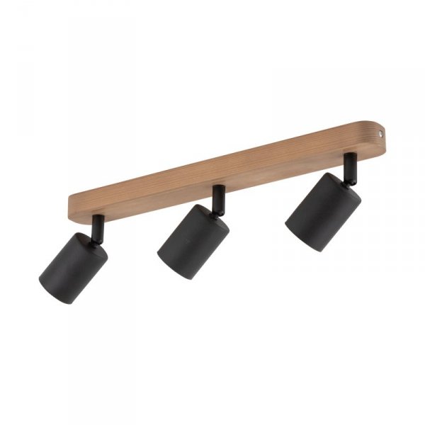 TK LIGHTING TOP WOOD BLACK LAMPA SUFITOWA 3 PŁ