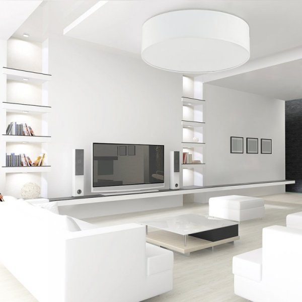 TK LIGHTING RONDO WHITE 3330 LAMPA SUFITOWA PLAFON BIAŁY 30CM