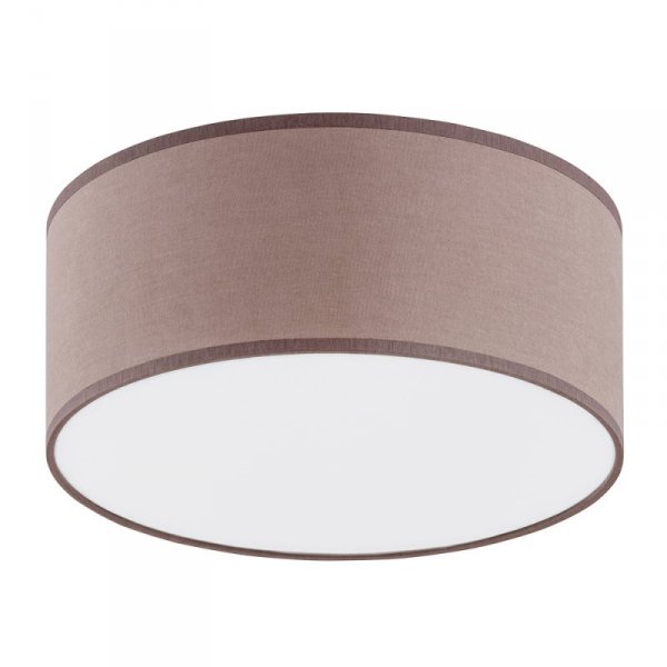 TK LIGHTING RONDO CAPPUCCINO 3336 LAMPA SUFITOWA PLAFON BRĄZOWY ABAŻUR 30CM