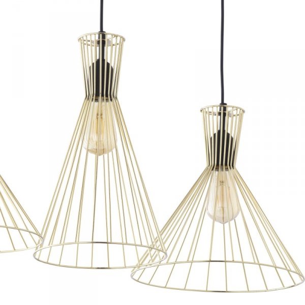 TK LIGHTING SAHARA LAMPA WISZĄCA 3 PŁ LISTWA