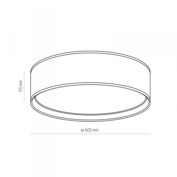 TK LIGHTING BILBAO WHITE/GOLD 3433 LAMPA SUFITOWA PLAFON BIAŁO ZŁOTY DUŻY 60CM DO SALONU SYPIALNI