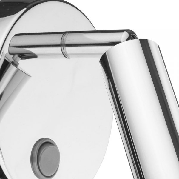 TK LIGHTING ENZO SILVER 4267 KINKIET Z WBUDOWANYM WŁĄCZNIKIEM REFLEKTOR CHROM