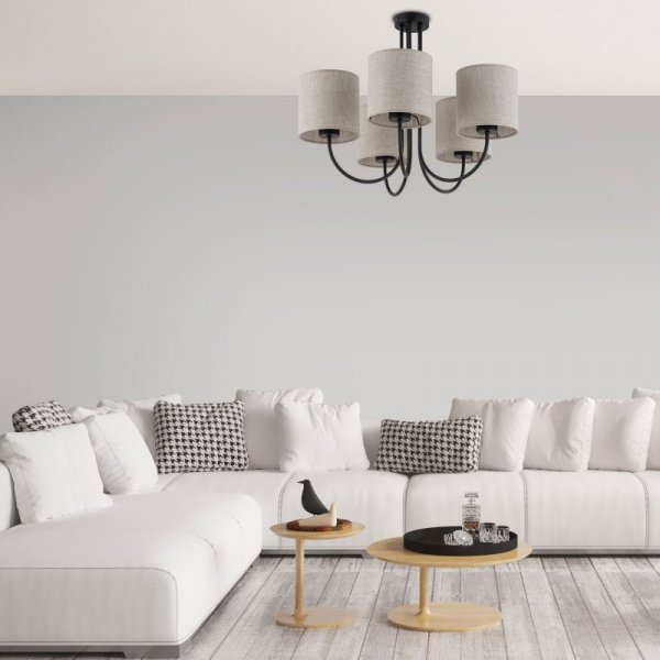 TK LIGHTING TORENS NATURE LAMPA SUFITOWA 5 PŁ