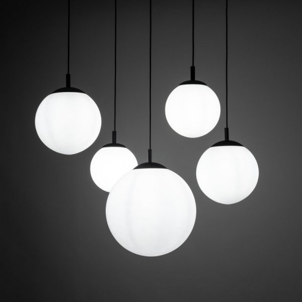 TK LIGHTING LAMPA ESME WHITE LAMPA WISZĄCA 5 PAJĄK