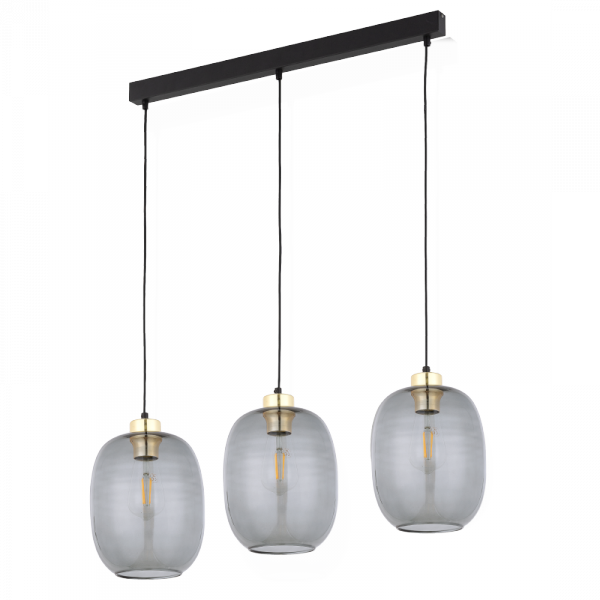 TK LIGHTING DELTA LAMPA WISZĄCA 3 PŁ LISTWA