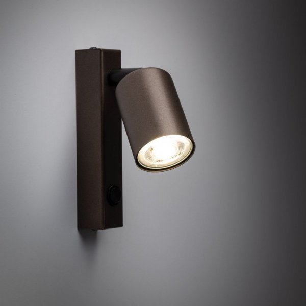 TK LIGHTING LAMPA TOP BROWN KINKIET 1