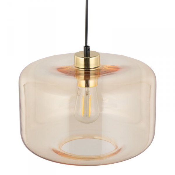 TK LIGHTING ALMA LAMPA WISZĄCA 1 PŁ BURSZTYN