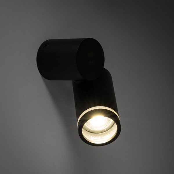 TK LIGHTING LAMPA JET BLACK 1*GU10