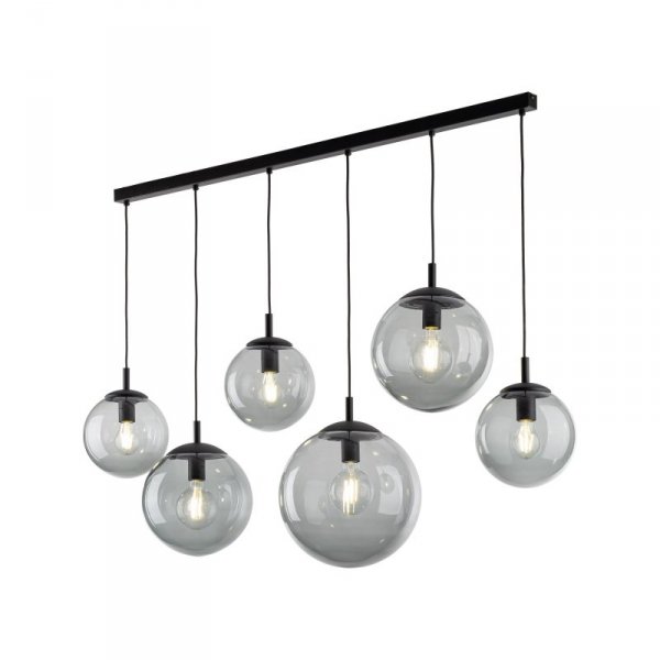 TK LIGHTING LAMPA ESME GRAPHITE LAMPA WISZĄCA 6  LISTWA