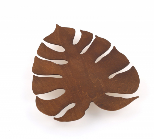 TK LIGHTING LAMPA MONSTERA WOOD ORZECH KINKIET 3 PŁ