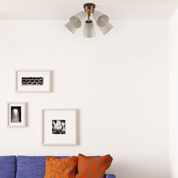 TK LIGHTING VAIO NATURE 575 LAMPA SUFITOWA PLAFON DREWNIANY Z ABAŻURAMI EKO 