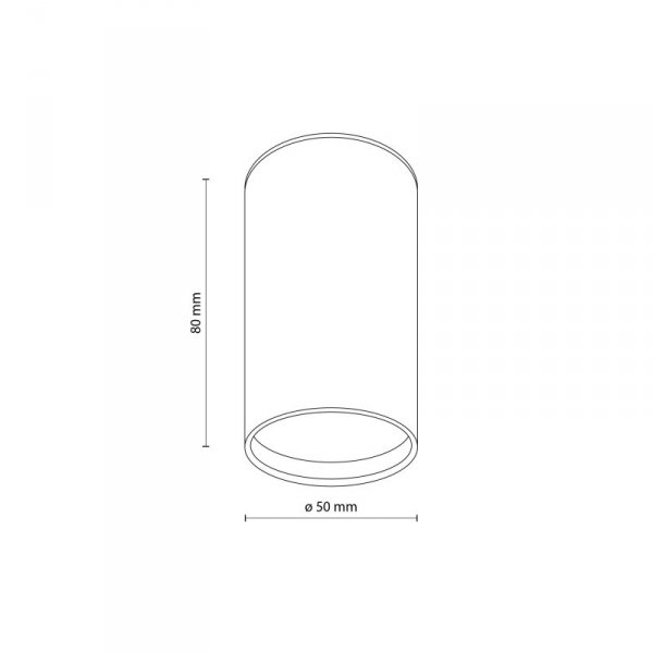 TK LIGHTING LAMPA TOP BLACK 1 PUNKTOWA