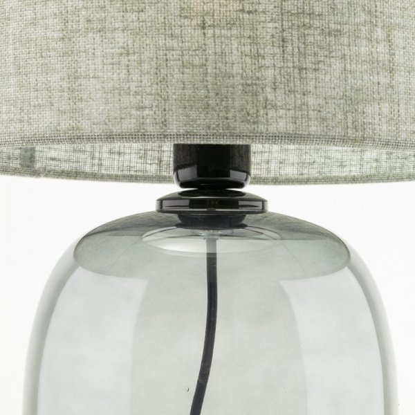 TK LIGHTING 5989 MELODY GRAPHITE GREEN LAMPKA NOCNA GRAFITOWA Z ABAŻUREM