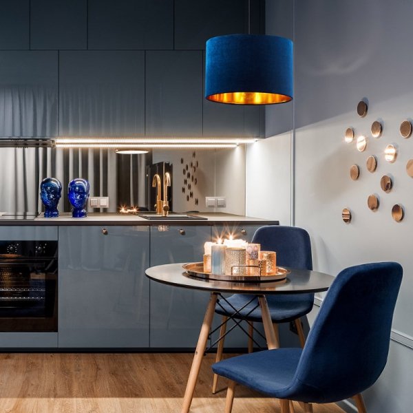 TK LIGHTING TERCINO BLUE LAMPA WISZĄCA 3 PŁ 500