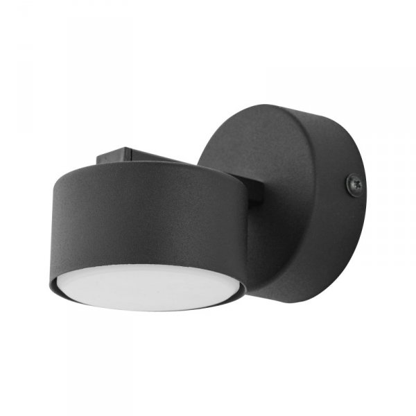 TK LIGHTING DALLAS BLACK KINKIET 1 PŁ