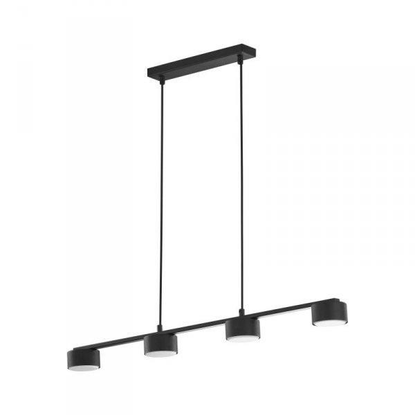 TK LIGHTING DALLAS BLACK LAMPA WISZĄCA 4 PŁ
